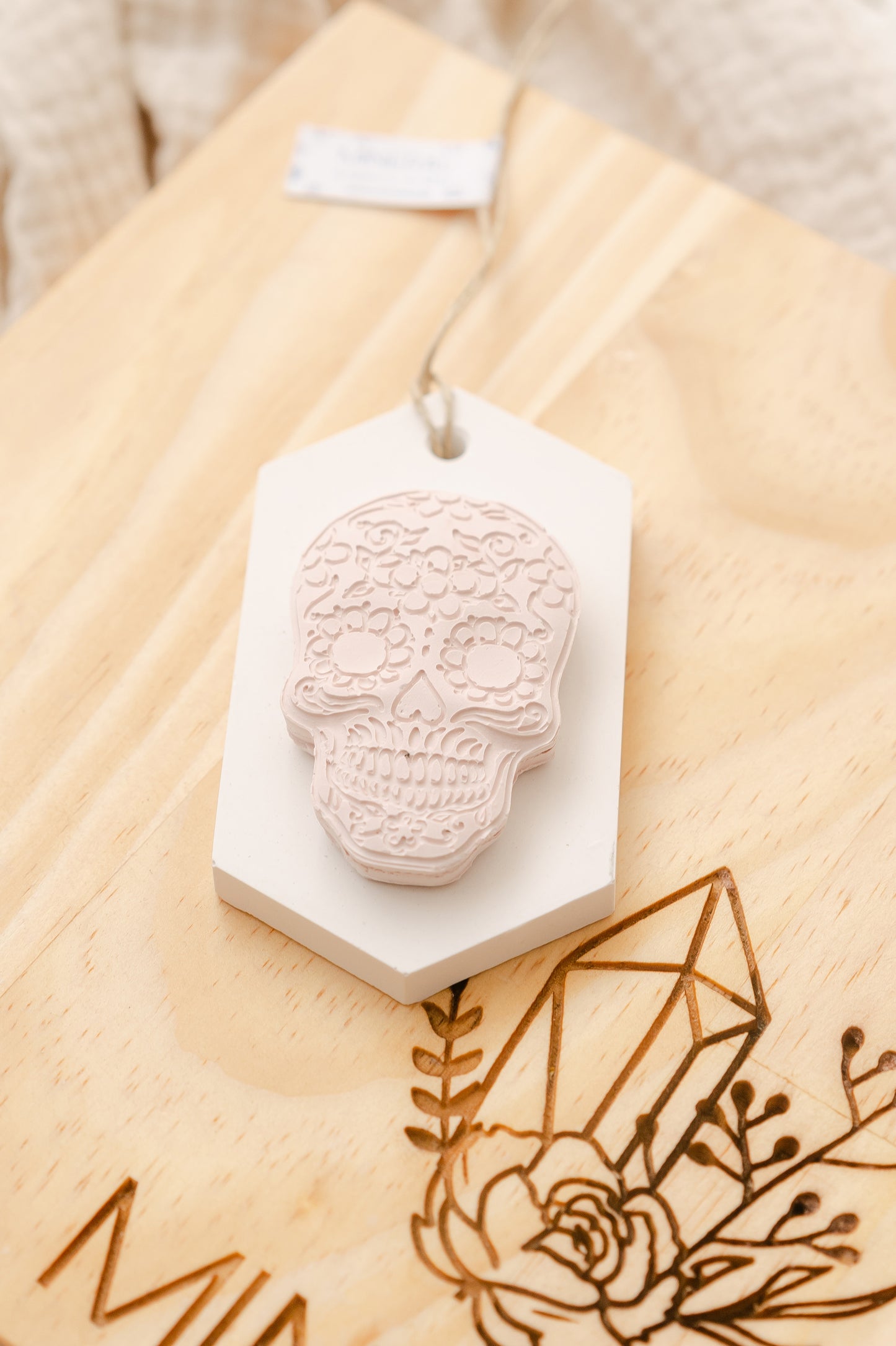 Patela com caveira mexicana