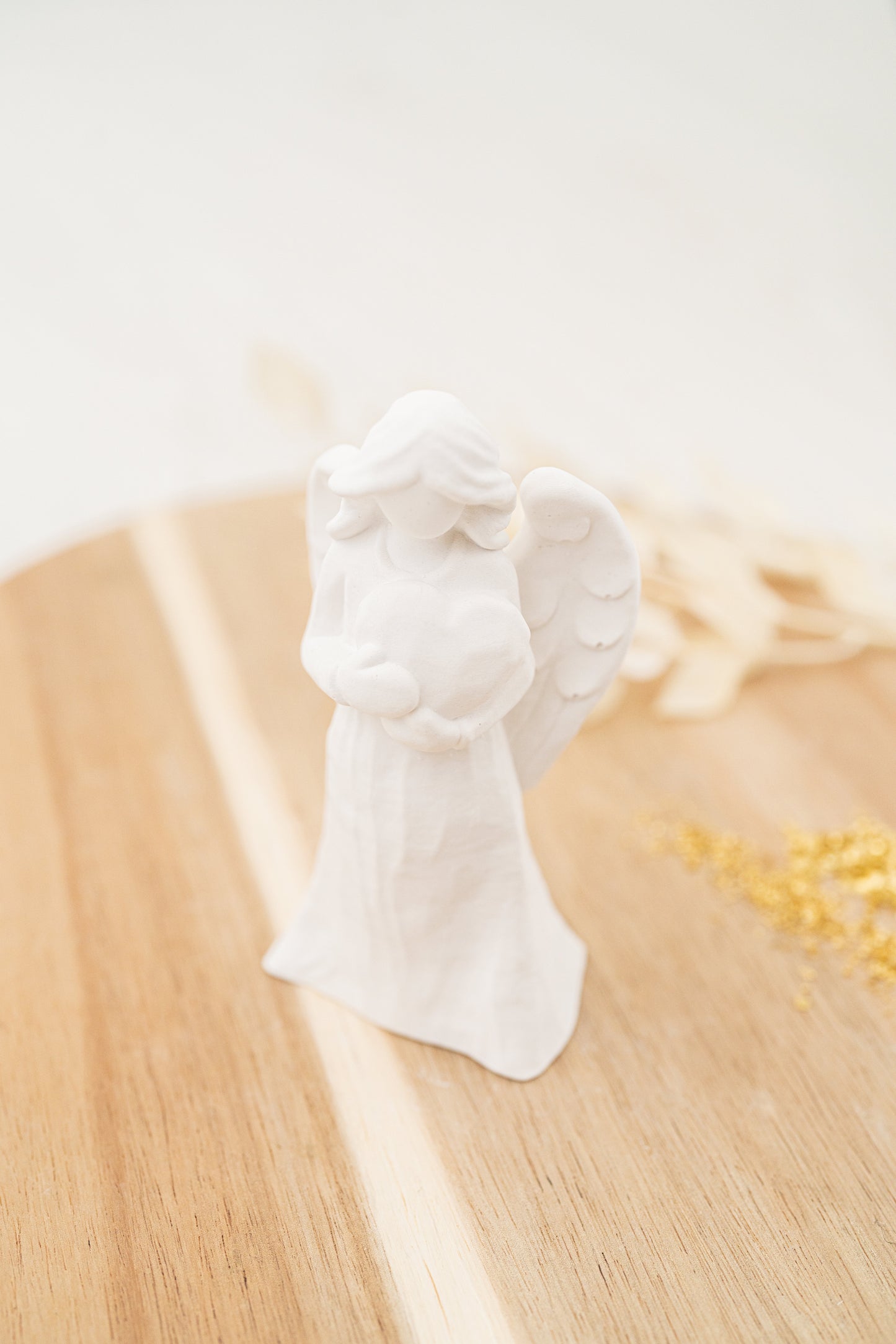 Anjo 3D com coração