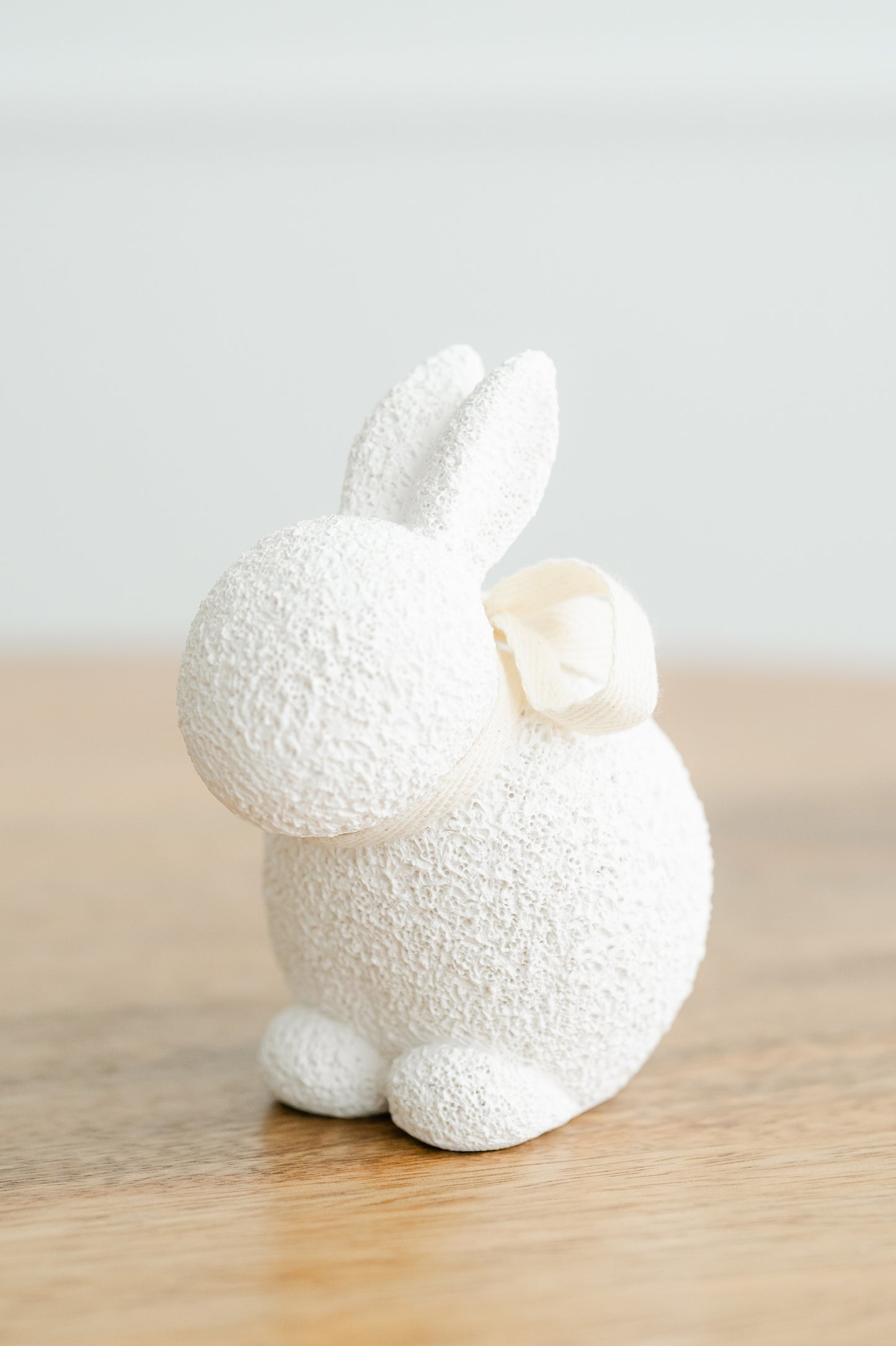 Coelho texturado sentado